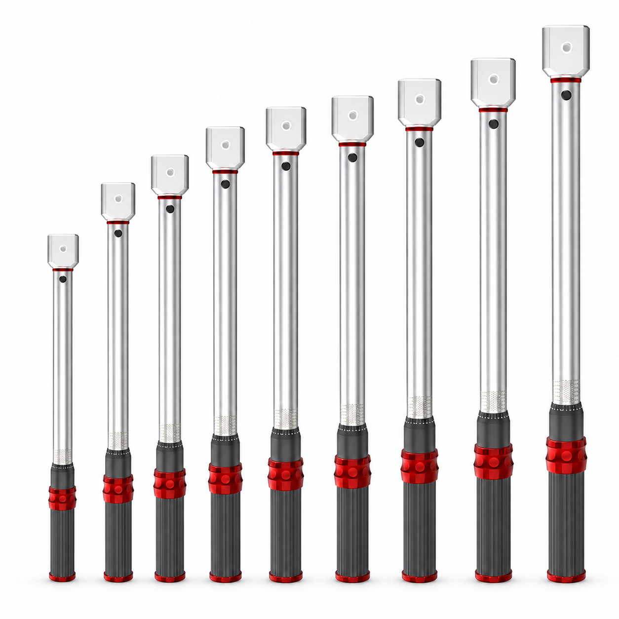 Mechanical torque wrench series in nine sizes